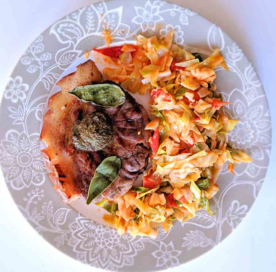 Pork Shoulder Steaks With Sage Butter Recipe Cuisine Fiend